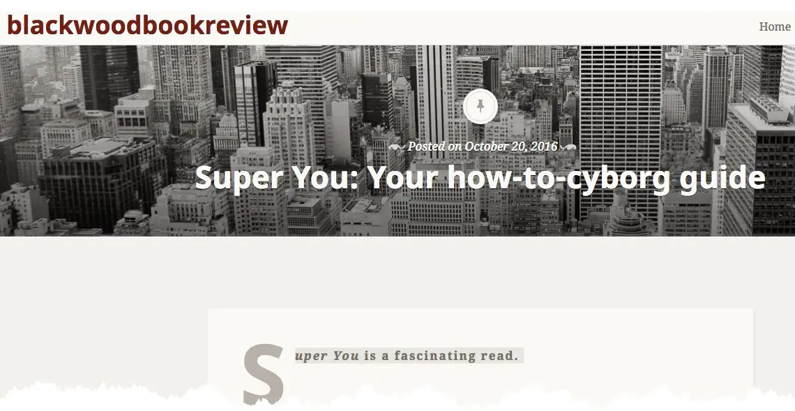 rave book review of Super You